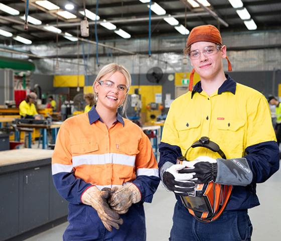 Decorative image - Students in workshop